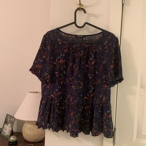 Madewell baby doll blouse